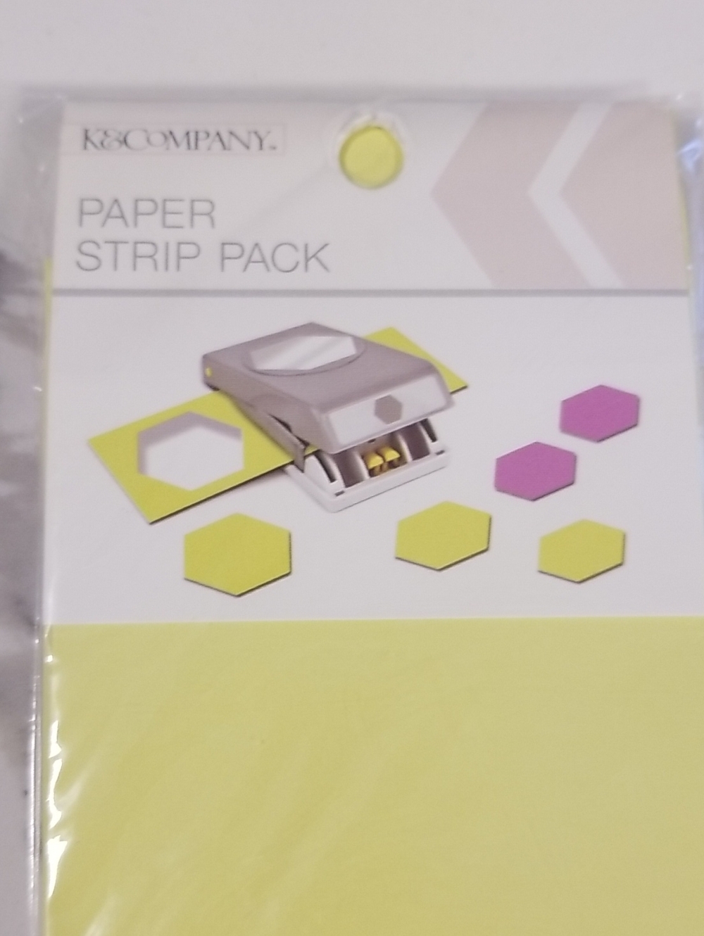 K&Company Paper Strip Pack - Double Sided Strips Scrapbooking